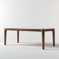 Tavolo da pranzo 200×95×75 cm - noce e bianco - tavolo rettangolare elegante per sala da pranzo